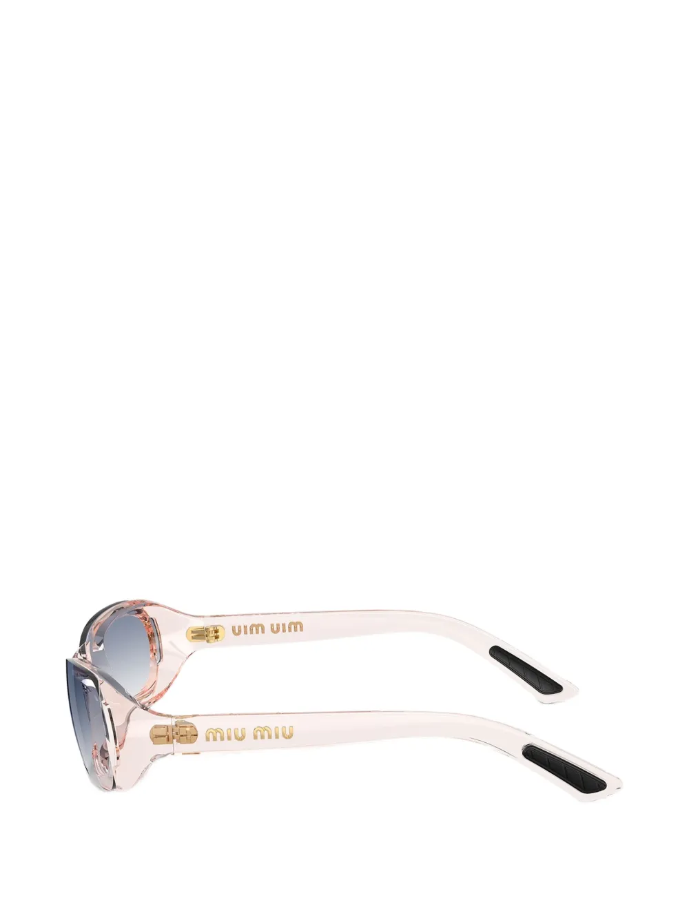 Miu Eyewear Zonnebril met vierkant montuur Roze