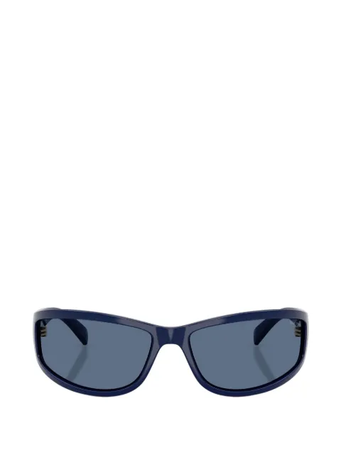 Miu Miu Eyewear logo-plaque rectangle-frame sunglasses