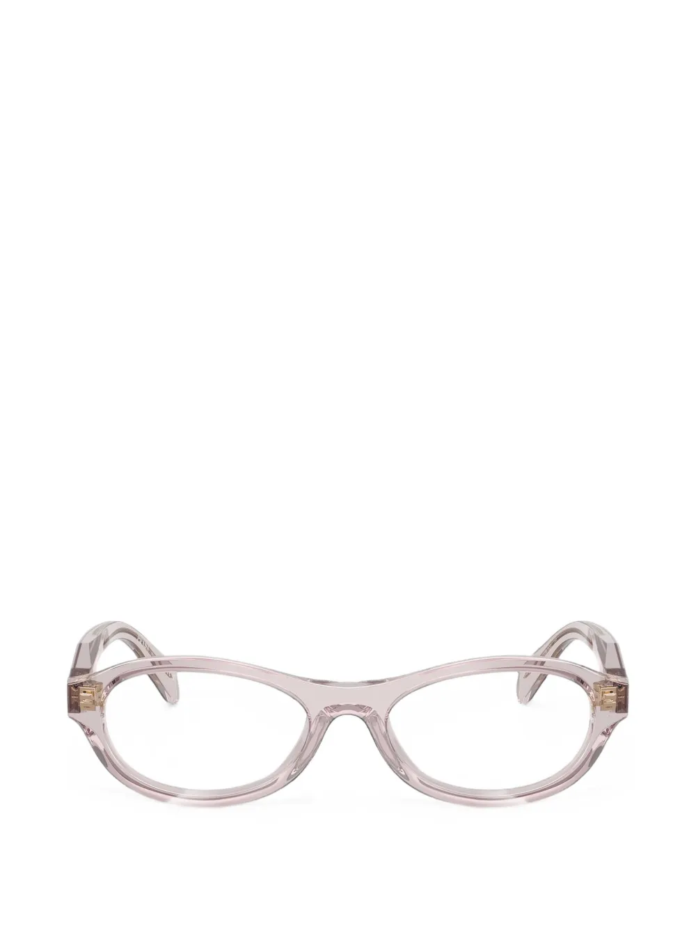Prada Eyewear Bril met ovaal montuur Roze