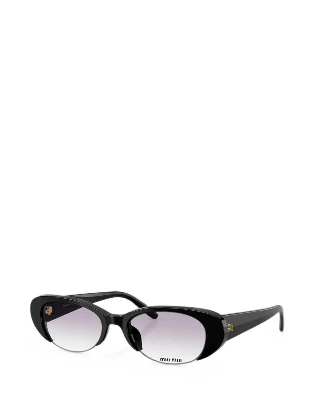 Miu Eyewear Vedette zonnebril Zwart