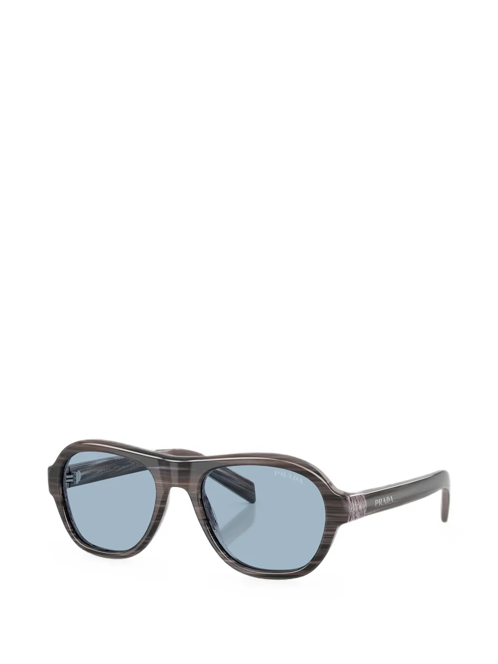 Prada Eyewear Zonnebril met geometrisch montuur Grijs