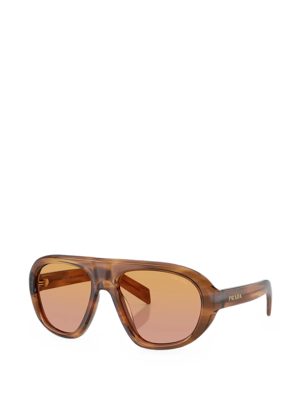 Prada Eyewear Shadowplay zonnebril Bruin