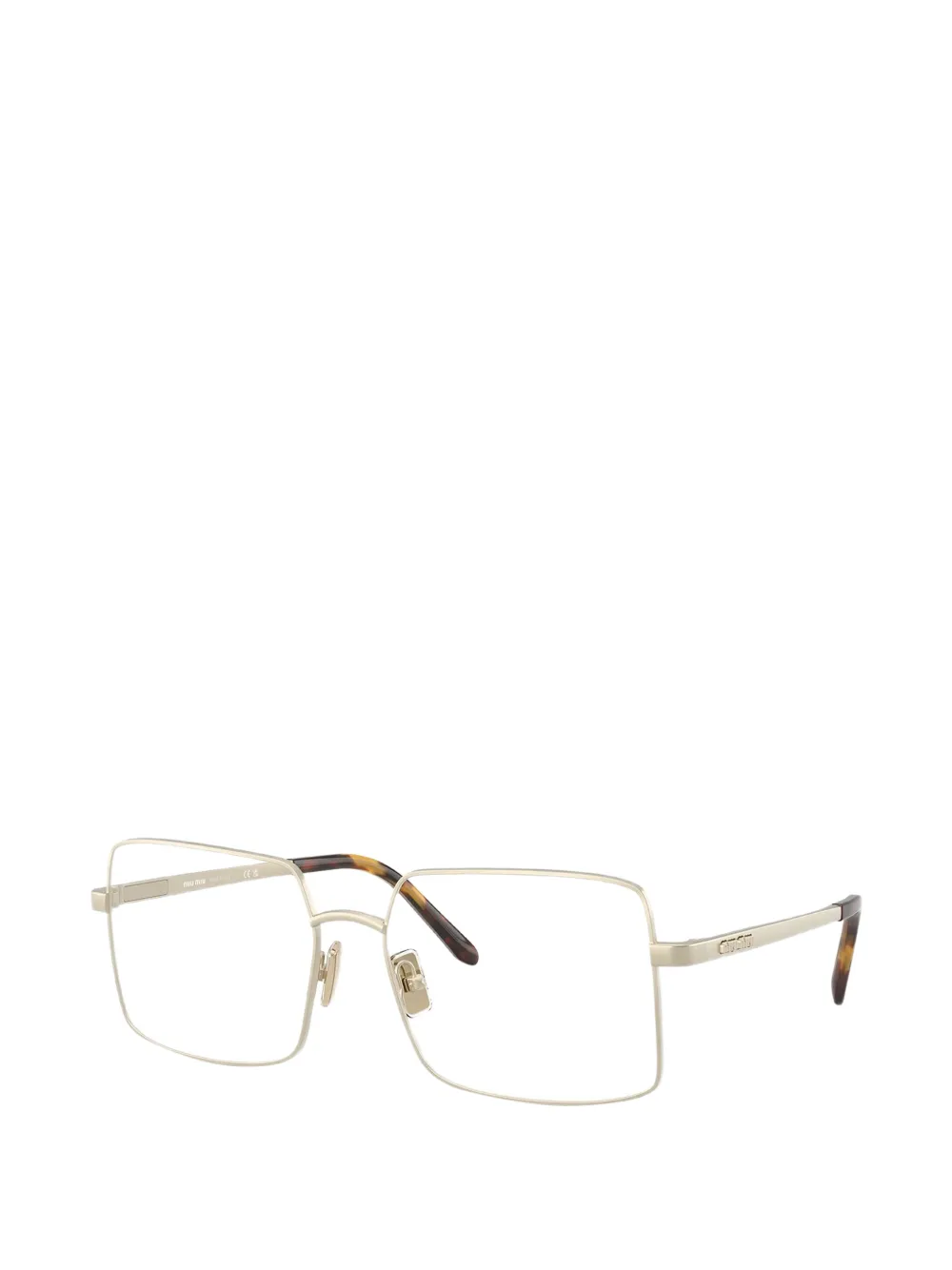 Miu Eyewear Runway zonnebril Goud