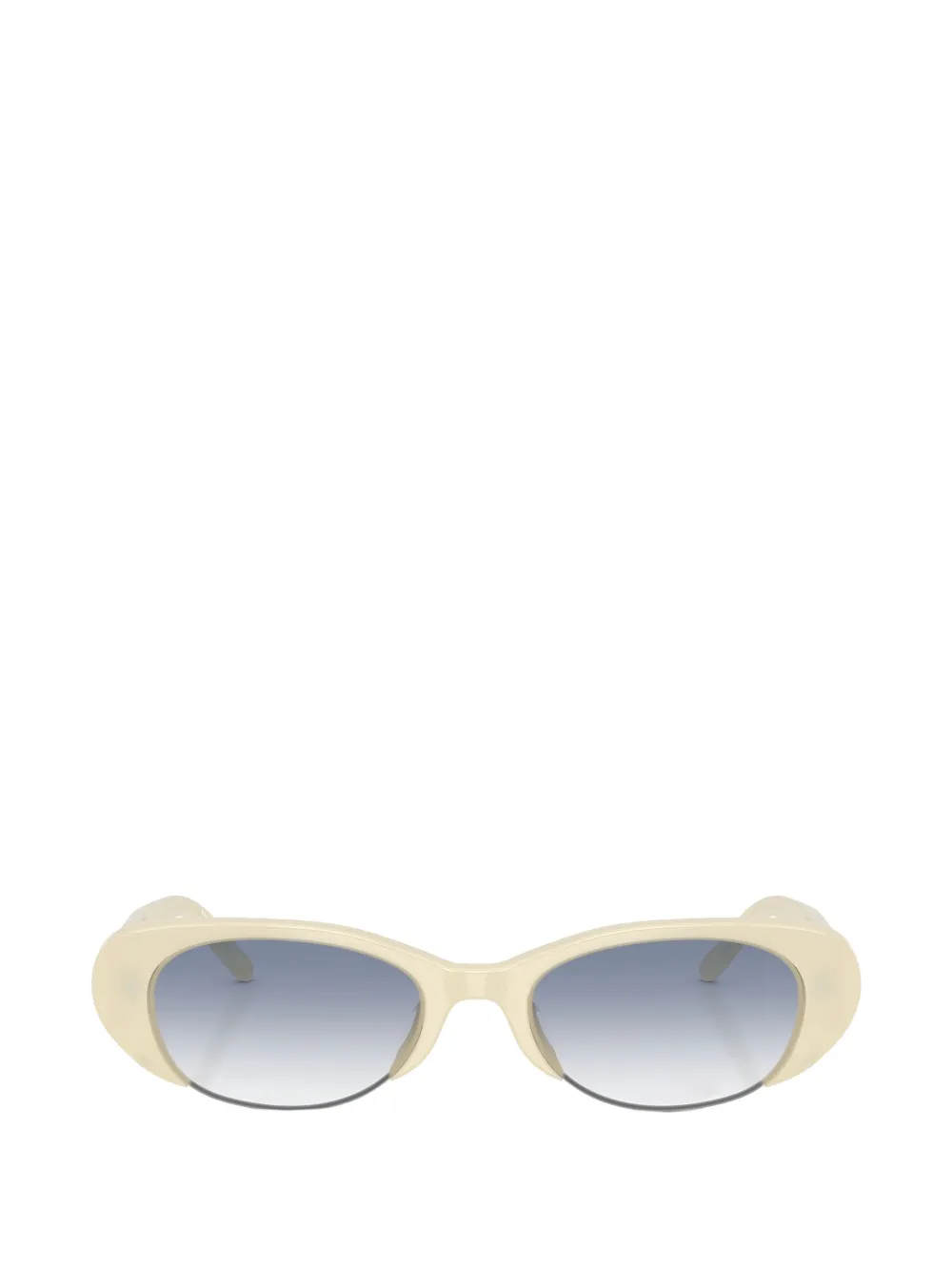 Miu Miu Eyewear Occhiali da sole ovali - Toni neutri