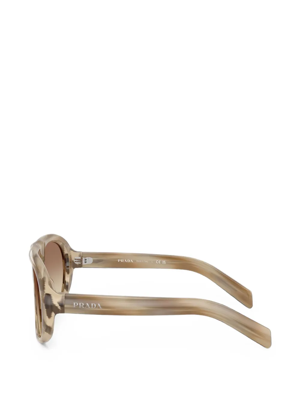 Prada Eyewear gradient-lens sunglasses Beige