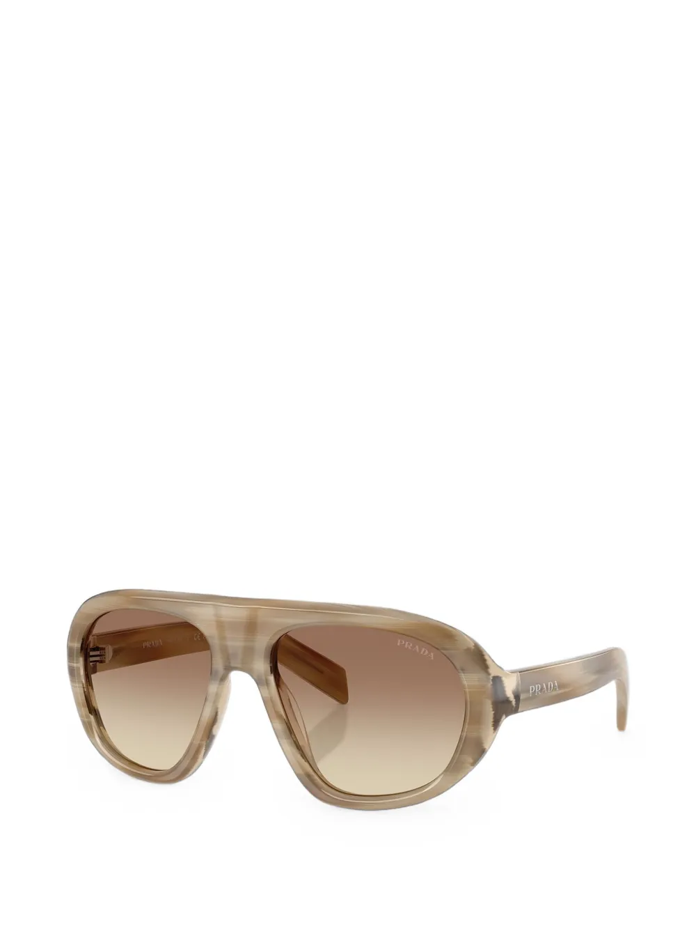 Prada Eyewear gradient-lens sunglasses Beige