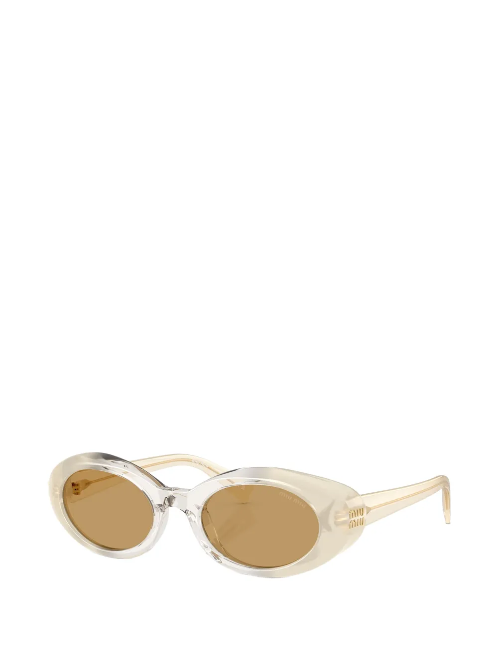 Miu Eyewear Rêverie zonnebril Beige