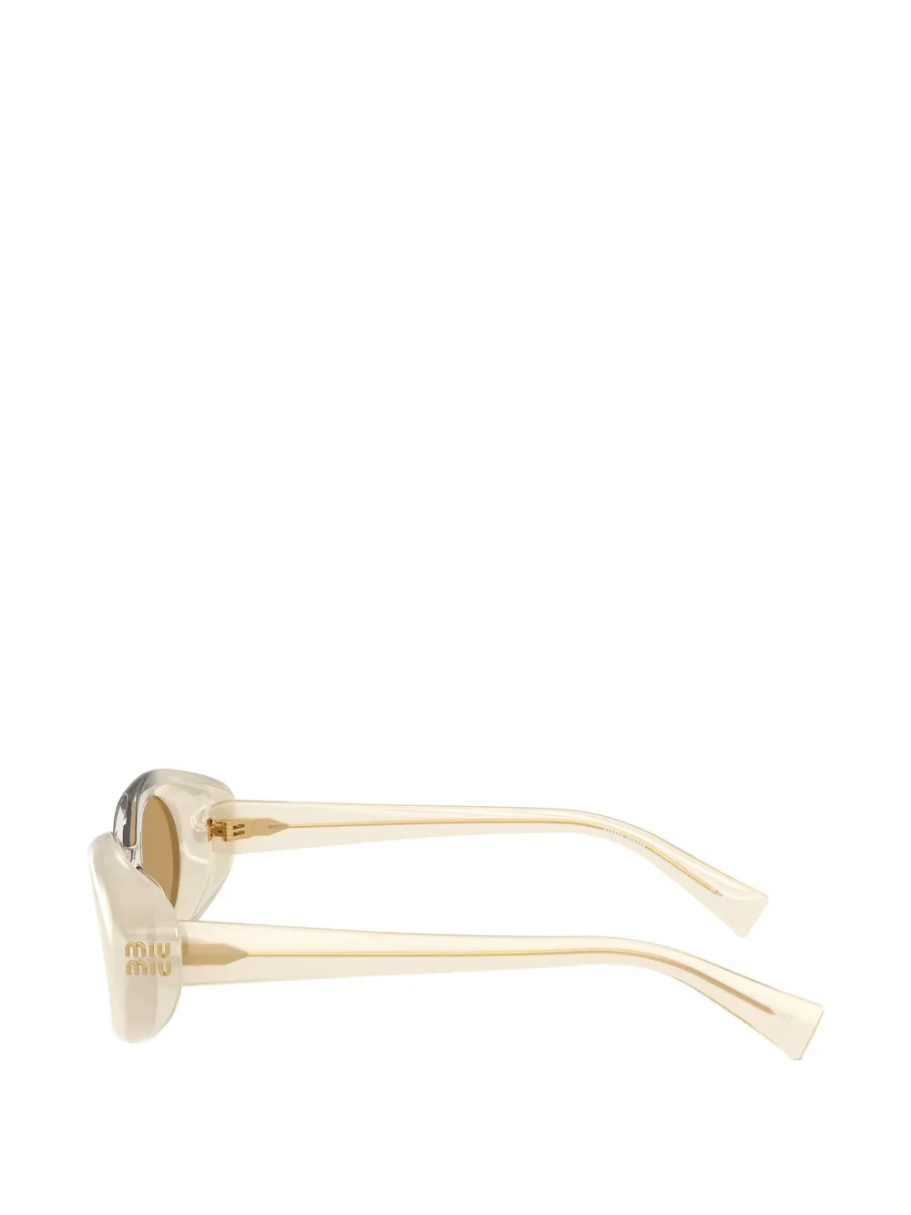 Miu Eyewear Rêverie zonnebril Beige
