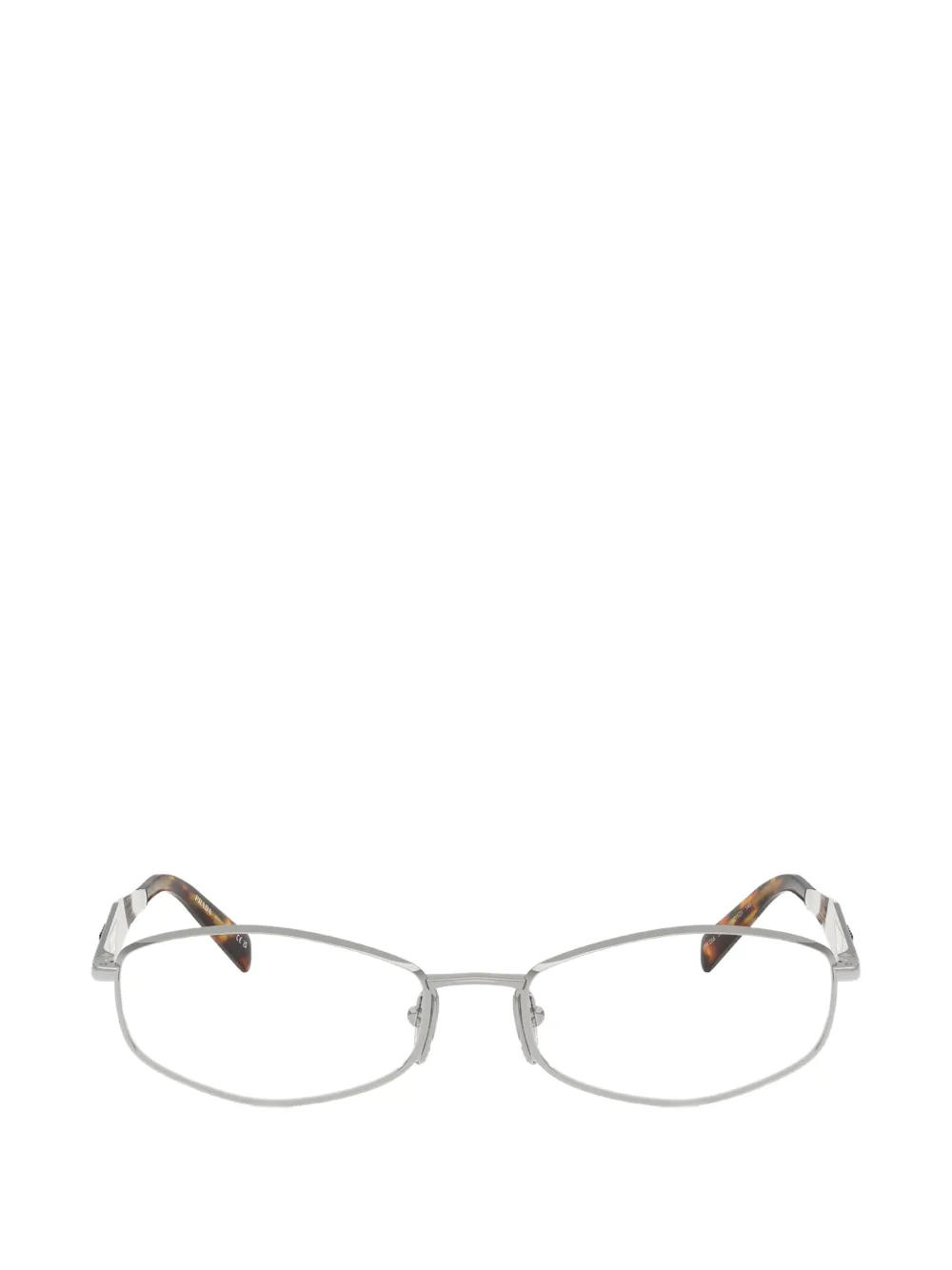 Prada Eyewear Bril met geometrisch montuur Zilver