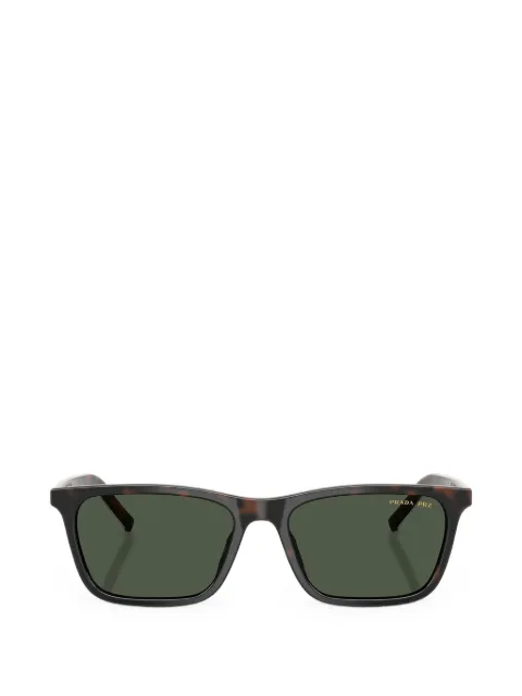 Prada Eyewear tortoiseshell rectangle-frame sunglasses