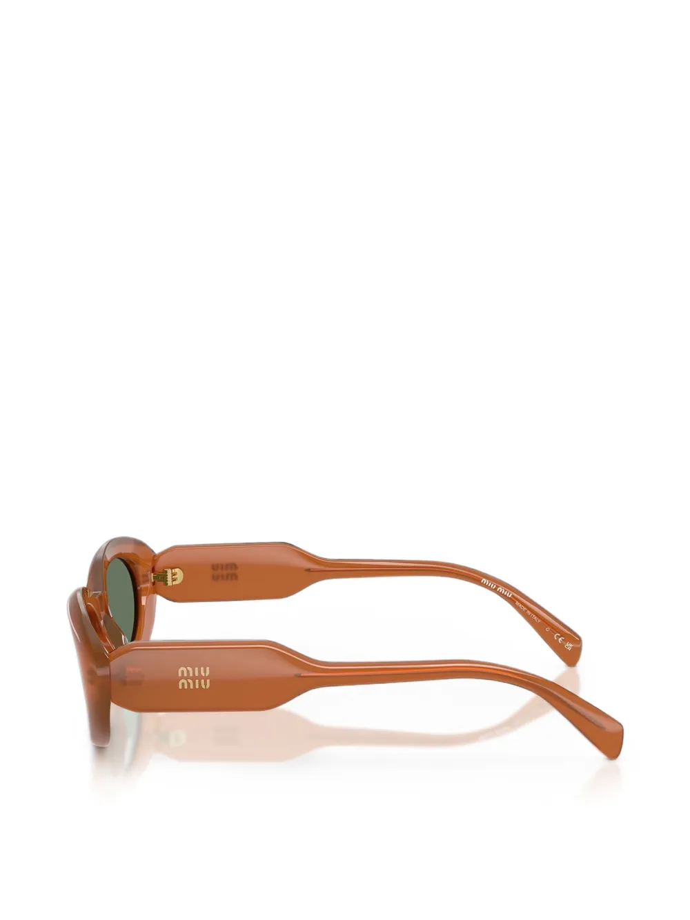 Miu Eyewear Ciel zonnebril Bruin