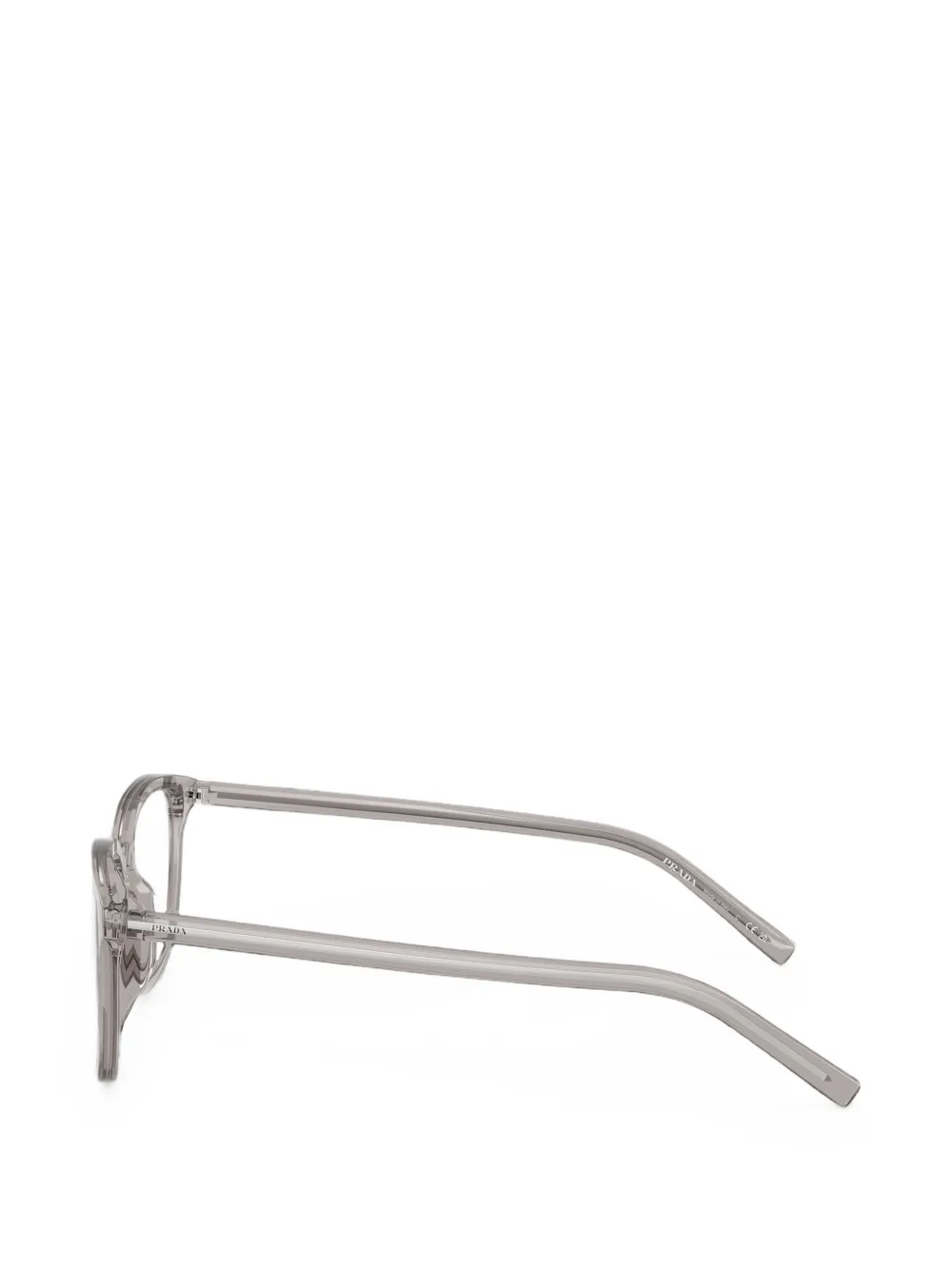 Prada Eyewear Bril met vierkant montuur Grijs
