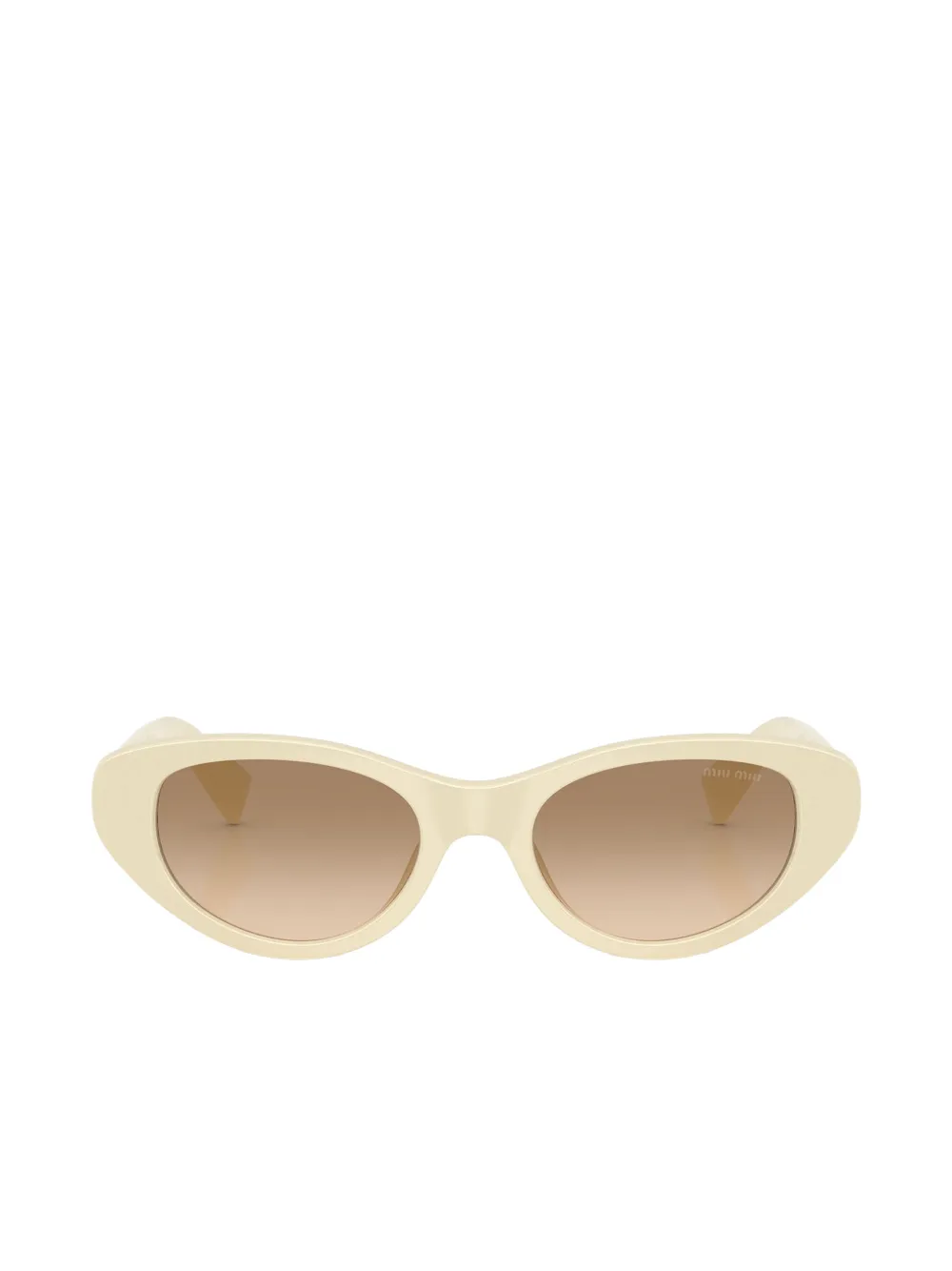 Miu Eyewear Zonnebril met cat-eye montuur Beige