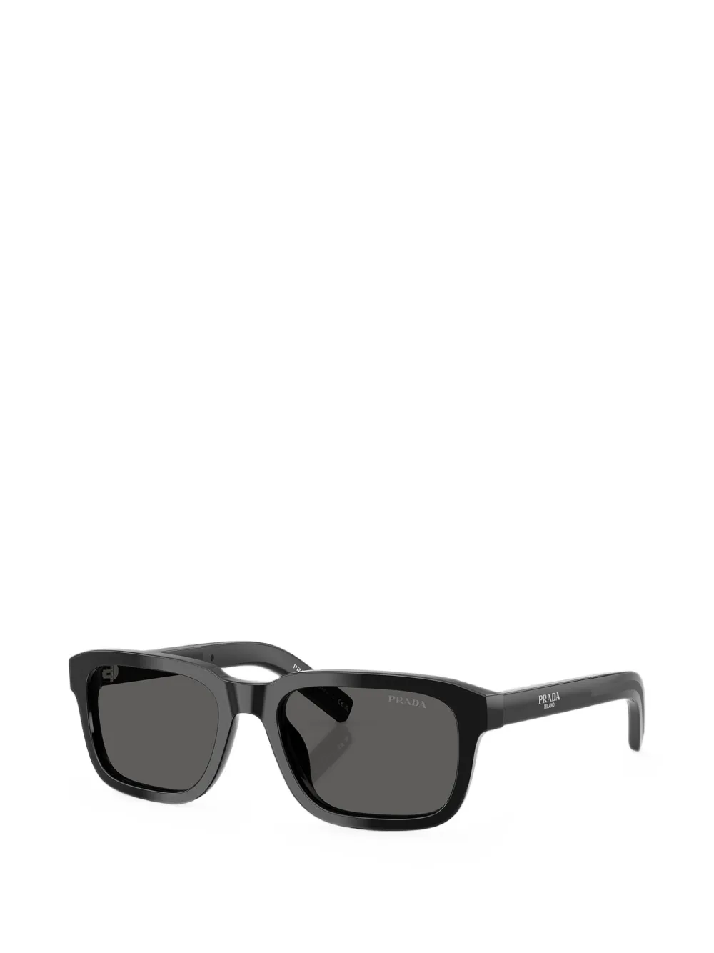 Prada Eyewear Zonnebril met logo Zwart