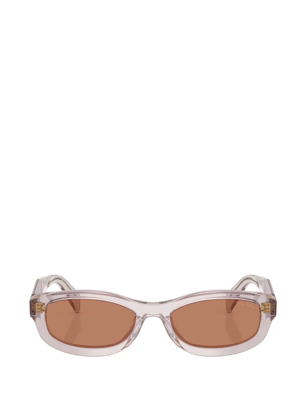 Prada Eyewear Zonnebril met geometrisch montuur Roze