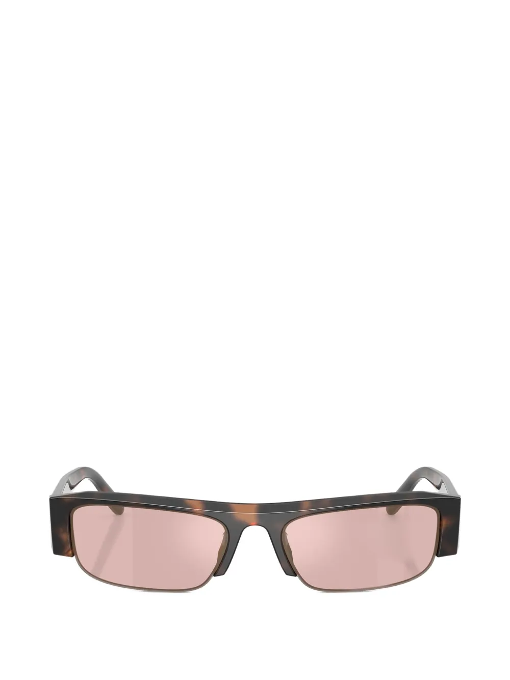 Miu Miu Eyewear tortoiseshell-effect rectangle-frame sunglasses