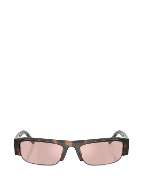 Miu Miu Eyewear tortoiseshell-effect rectangle-frame sunglasses