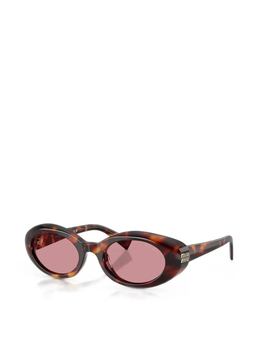 Miu Eyewear Rêverie zonnebril Bruin