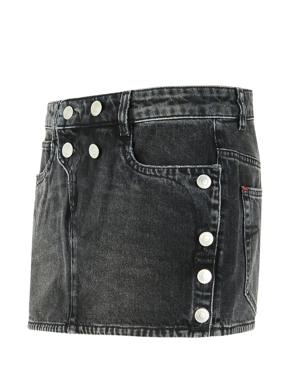 ISABEL MARANT Ralma mini-rok met knopen Zwart