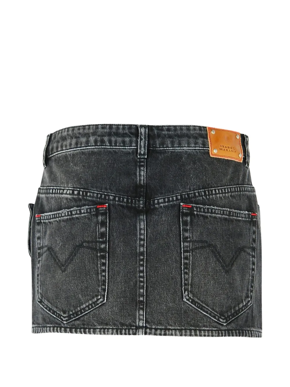ISABEL MARANT Ralma mini-rok met knopen Zwart