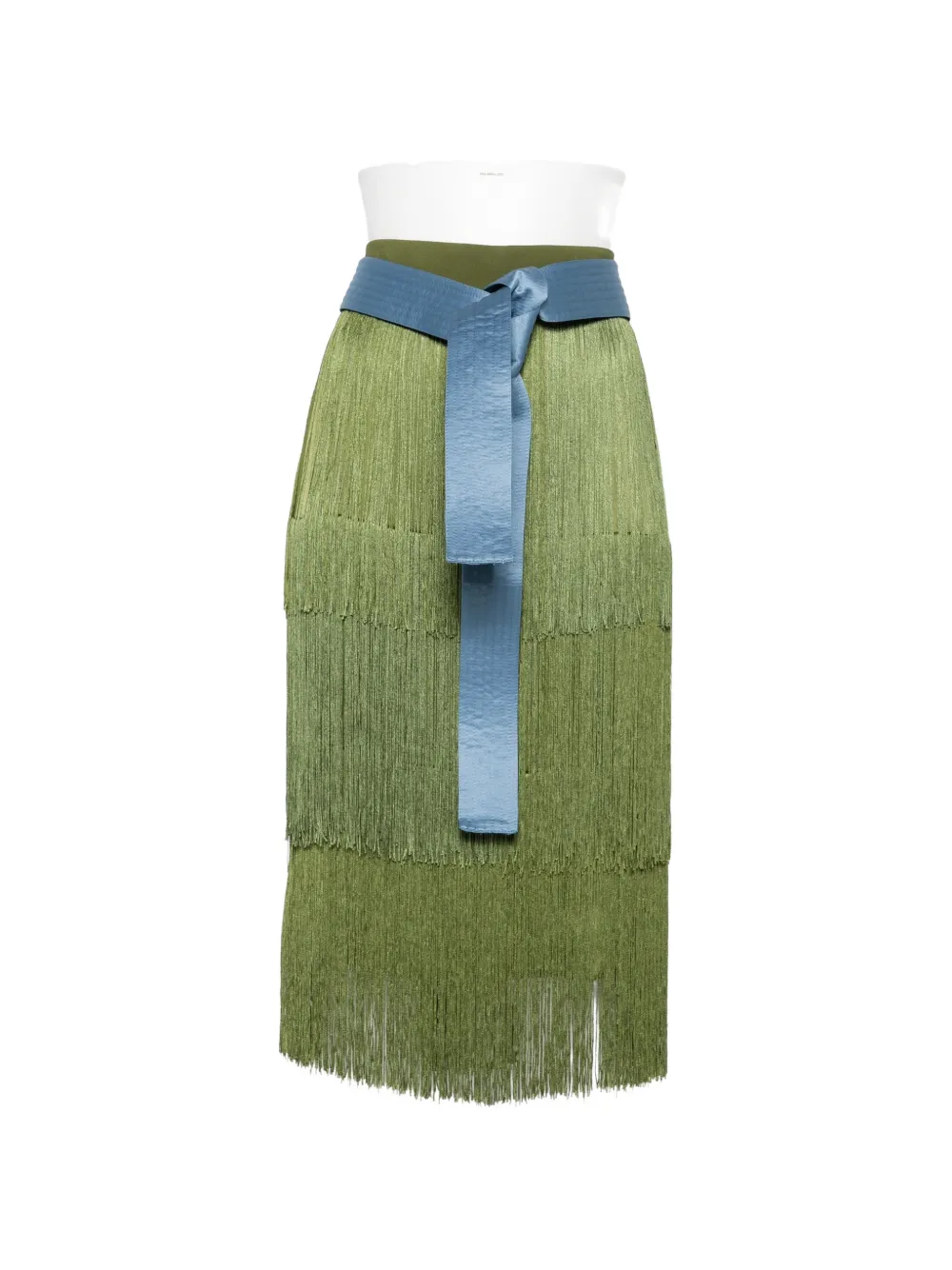 Rosanna Ocampo Lola fringed tiered mid skirt