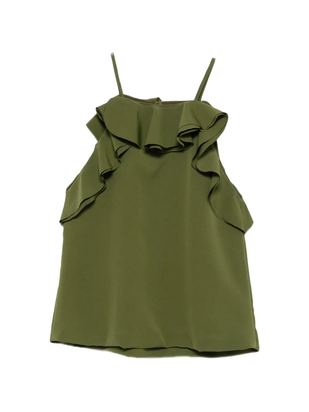 Rosanna Ocampo Alba ruffled halterneck top