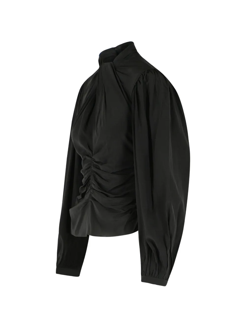 ISABEL MARANT Depsona zijden blouse Zwart