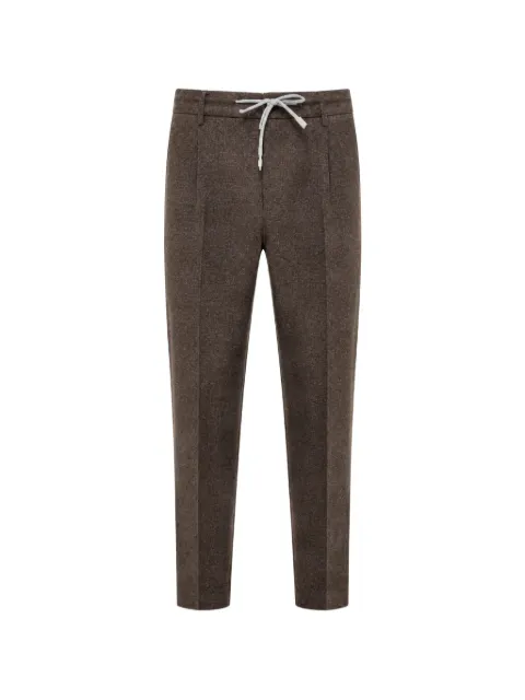 Eleventy drawstring tailored trousers