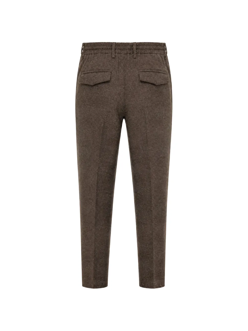 Eleventy Pantalon met trekkoord Bruin