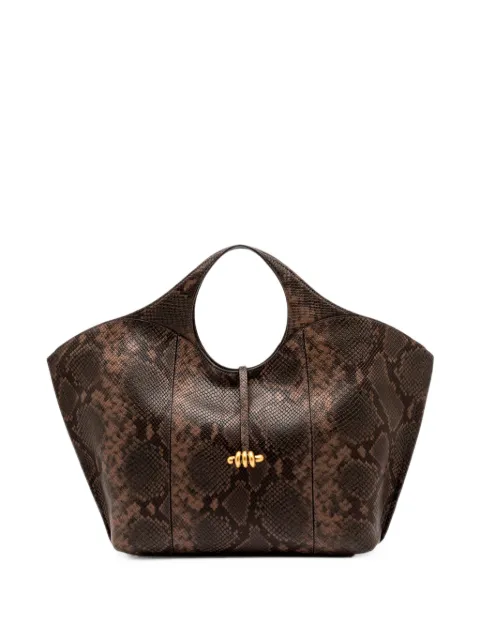 GIANNI CHIARINI Infinity Schultertasche mit Schlangeneffekt