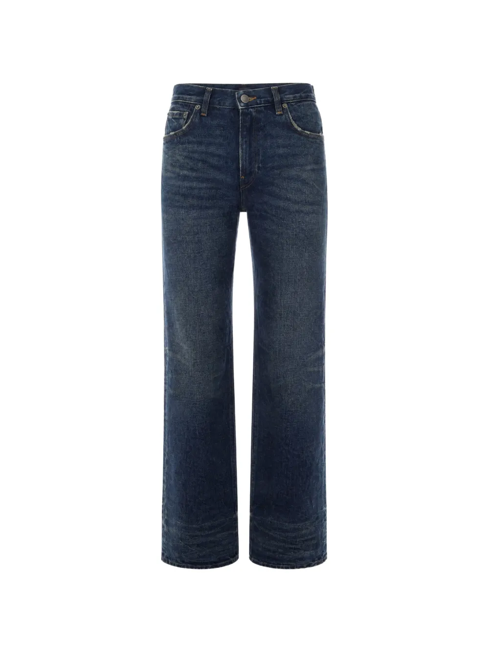 Haikure faded straight-leg jeans - Blu
