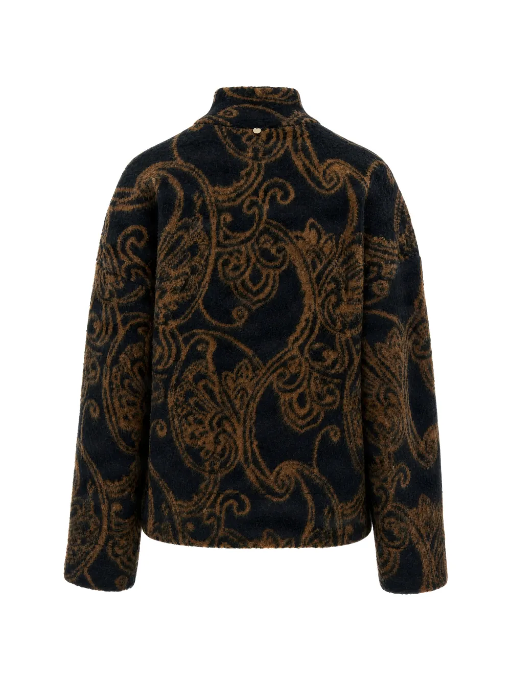 LIU JO Jacquard gebreid bomberjack Zwart
