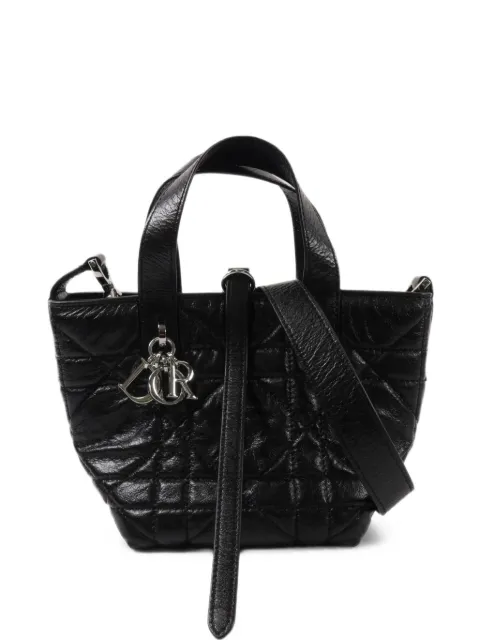 Christian Dior Pre-Owned small Toujours logo-charm tote bag