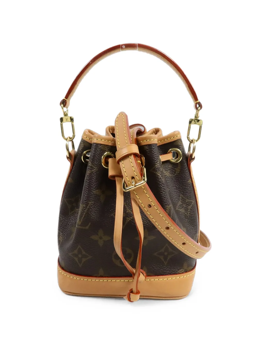 Louis Vuitton Pre-Owned Nano Noe Monogram bucket mini bag - Marrone