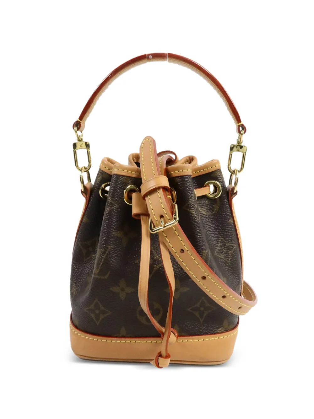 Louis Vuitton Pre-Owned Nano Noe Monogram bucket mini bag - Marrone