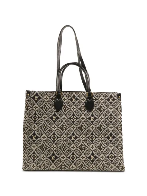 Louis Vuitton Pre-Owned GM OnTheGo Monogram Jacquard tote bag