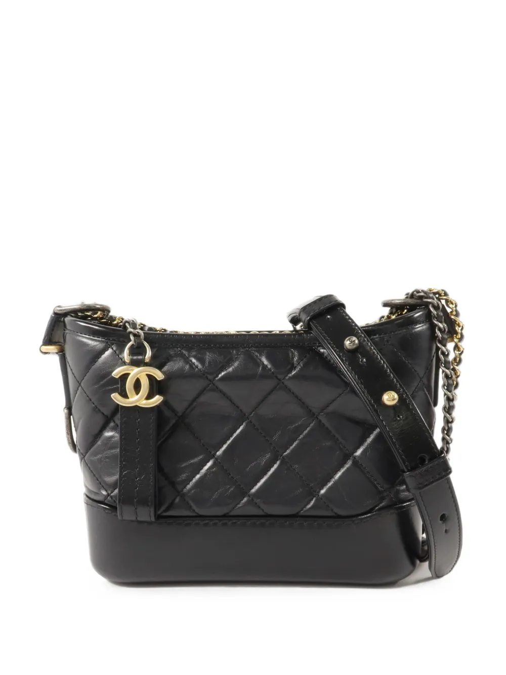 CHANEL Pre-Owned small Gabrielle quilted shoulder bag - Nero