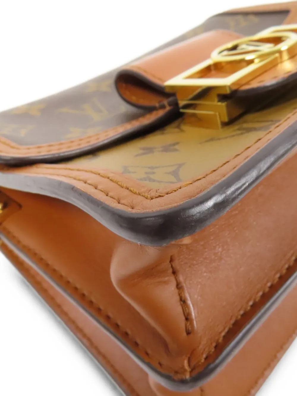 Louis Vuitton Pre-Owned Dauphine Monogram mini-schoudertas Bruin