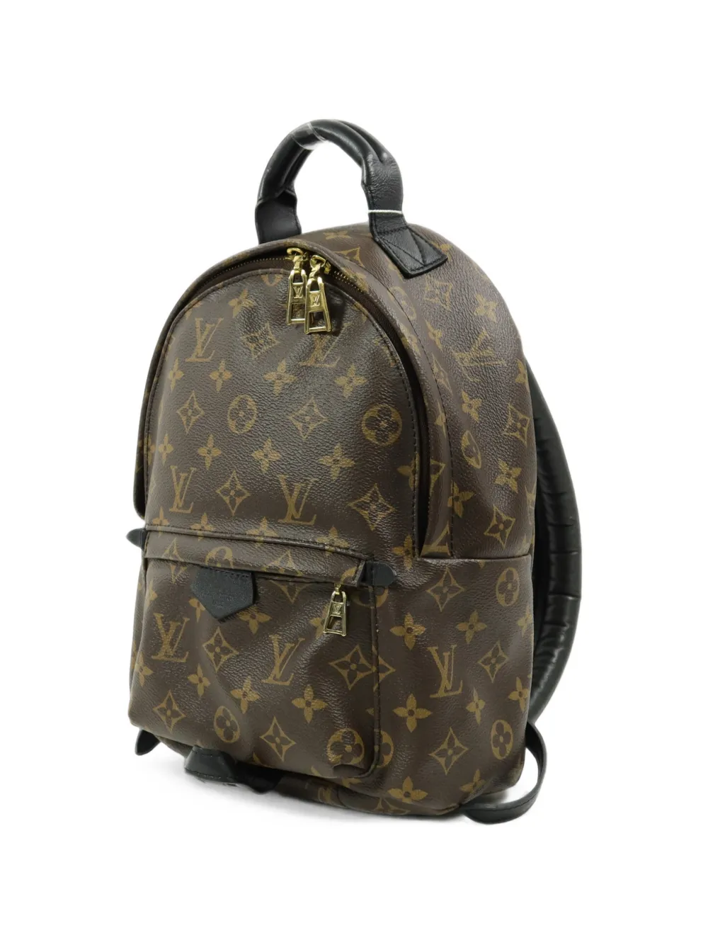 Louis Vuitton Pre-Owned Palm Springs canvas rugzak met monogram Bruin
