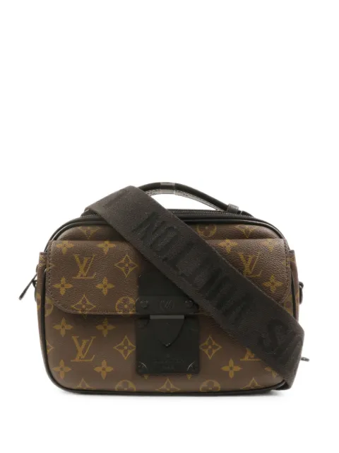 Louis Vuitton Pre-Owned S Lock Messenger Macassar Monogram 邮差包