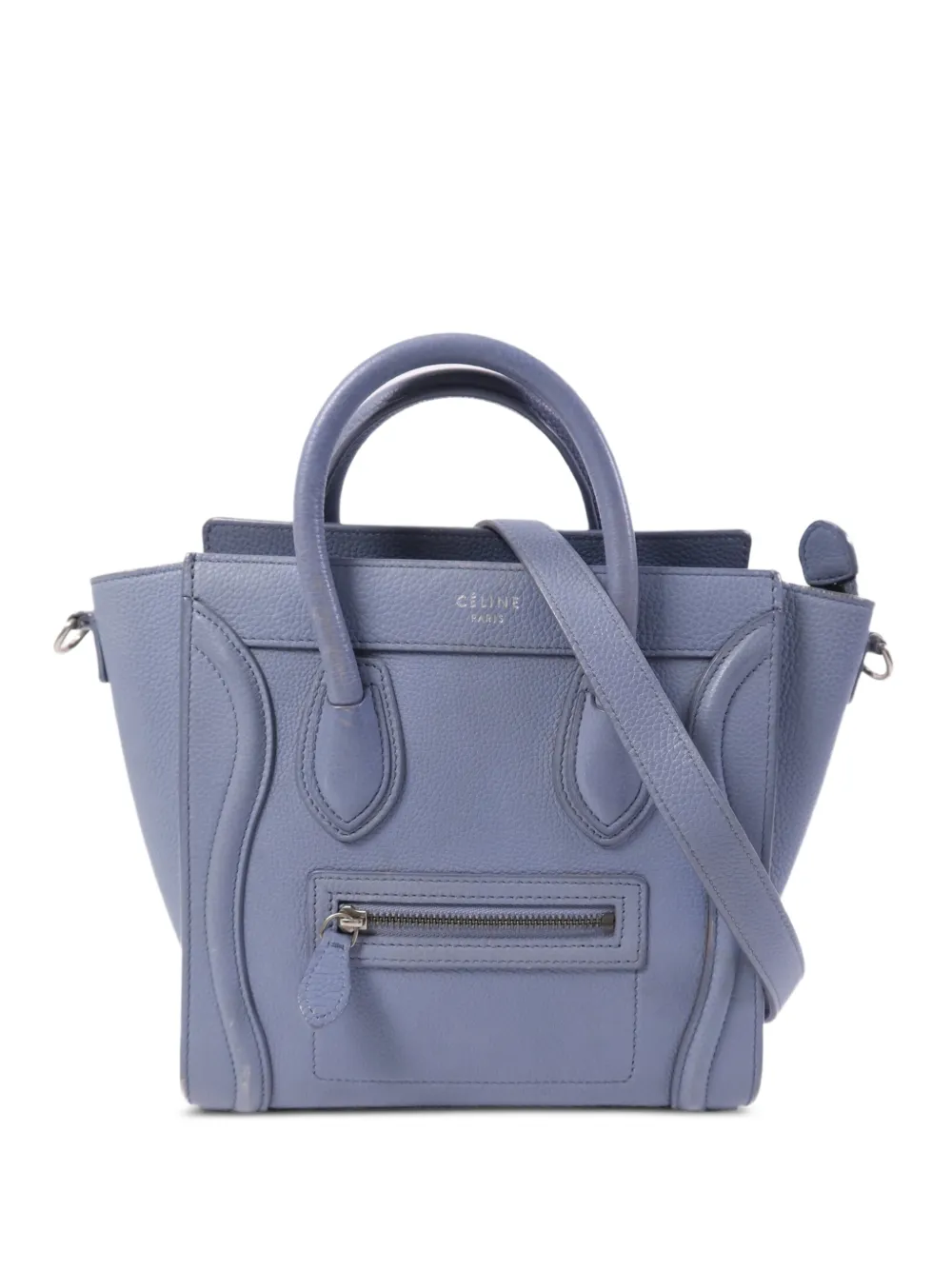 Celine Pre-Owned nano Luggage tote bag - Blu