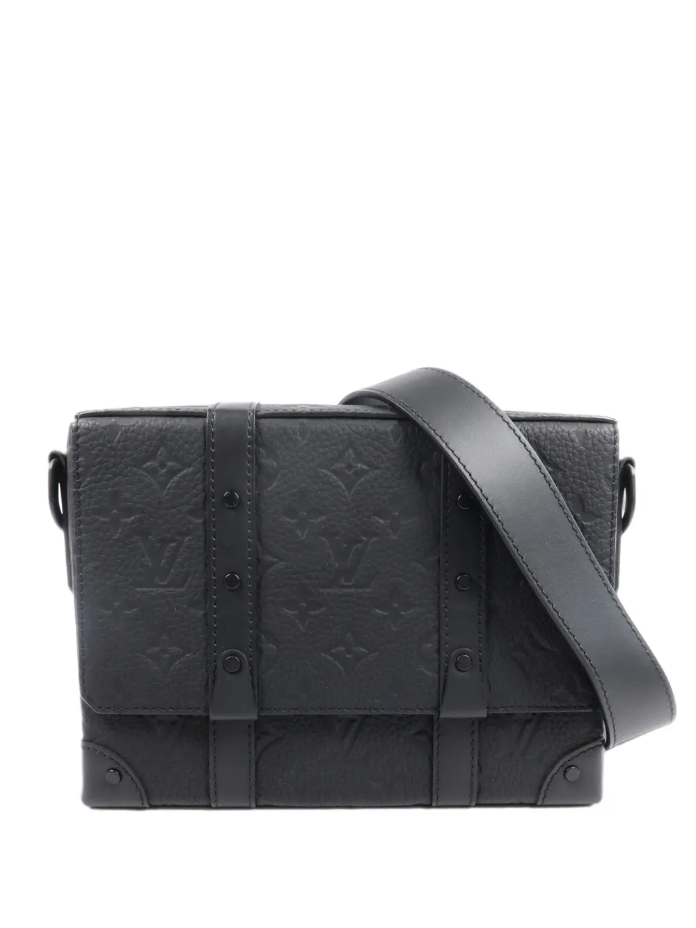 Louis Vuitton Pre-Owned Monogram Taurillon Trunk Messenger messenger bag - Nero