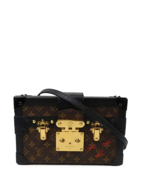 Louis Vuitton Pre-Owned bolso de mano Petite Malle de lona con monograma