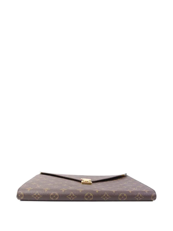Louis Vuitton Pre-Owned Monogram Document Case | Brown | FARFETCH