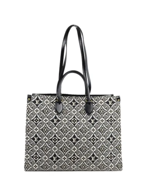 Louis Vuitton Pre-Owned GM Jacquard Since 1854 OnTheGo tote bag