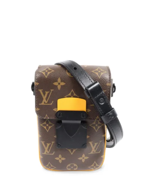 Louis Vuitton Pre-Owned S-Lock Monogram Macassar shoulder bag