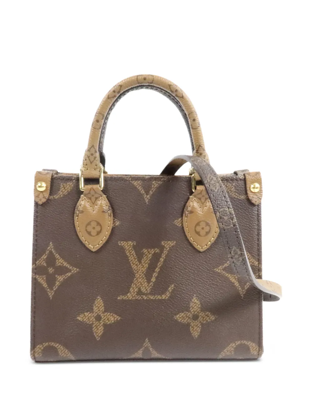 Louis Vuitton Pre-Owned OnTheGo BB Monogram Reverse mini tote bag - Marrone