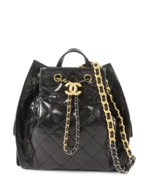 CHANEL Pre-Owned quilted leather backpack