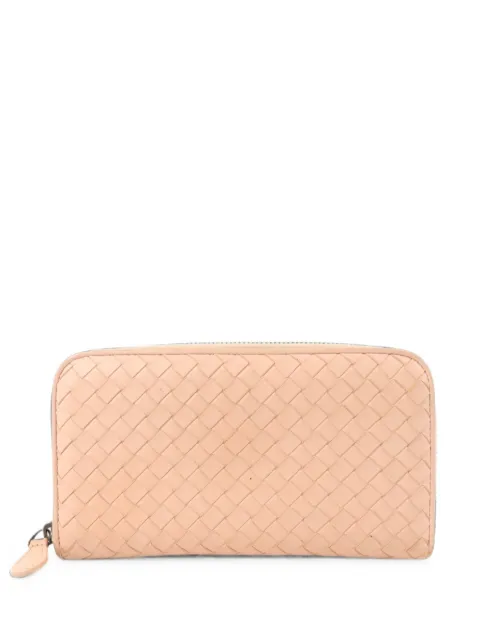 Bottega Veneta Pre-Owned Intrecciato zip-around wallet