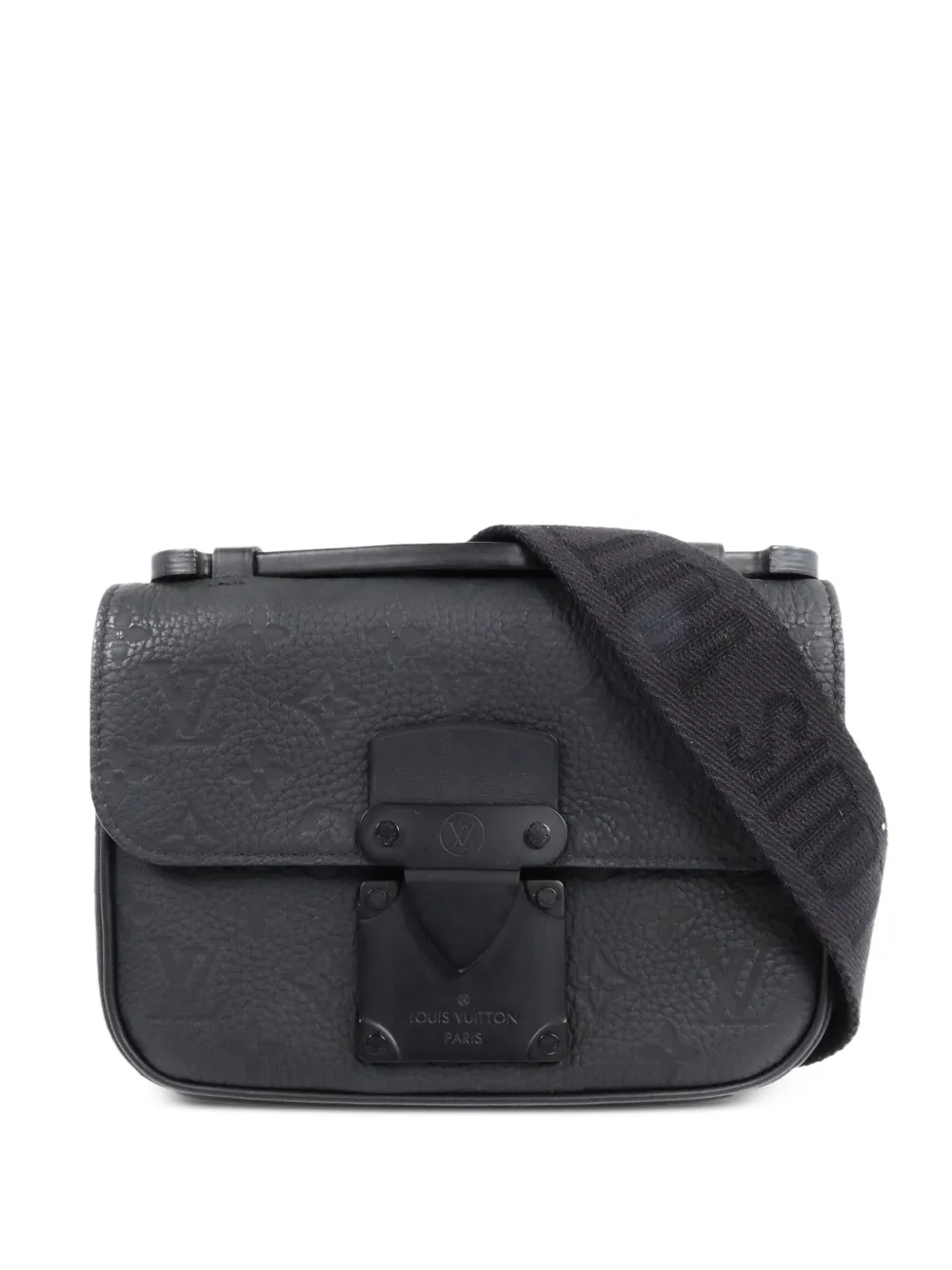 Louis Vuitton Pre-Owned S Lock Sling logo-plaque tote bag - Nero